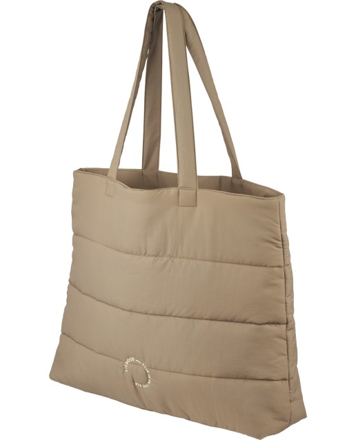 EVERLY QUILTED TOTE BAG OAT